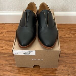 Nisolo Emma d’Orsay Oxford in Black